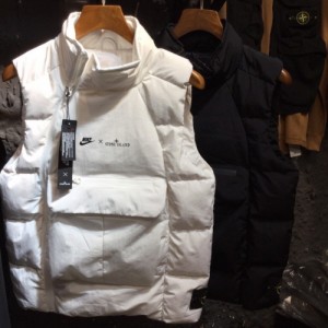 Stone Island x Nike Front Down Padded Vest