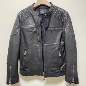 Dolce & Gabbana Biker Leather Jacket Men