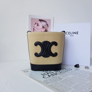 Celine Triope Quir Bucket Bag