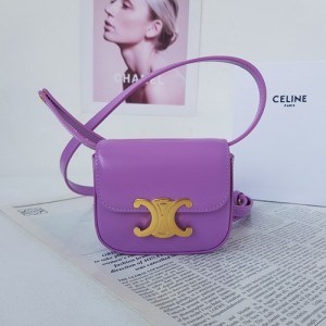 Celine Mini Triope Calfskin Shoulder Bag