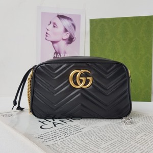 Gucci Marmont Matlassé Chain Shoulder Bag