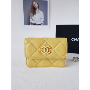 Chanel clip flip chain bag
